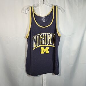 Pro Edge Blue and Yellow Michigan Tank Top